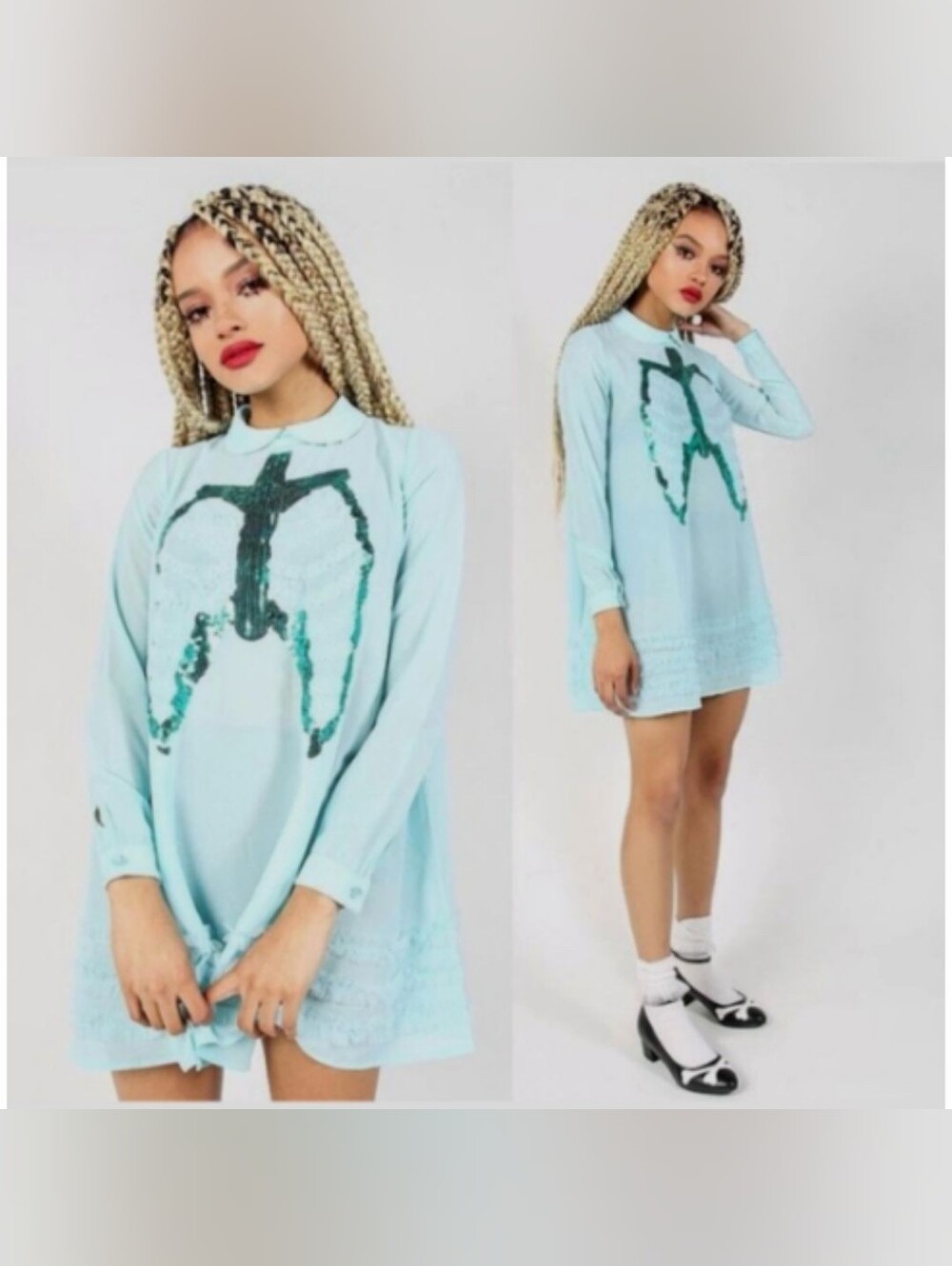 Iron Fist Dead Mermaid Dress Sz Small